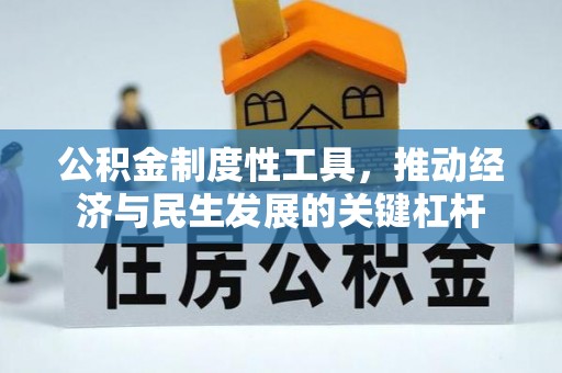 泰州公积金制度性工具，推动经济与民生发展的关键杠杆