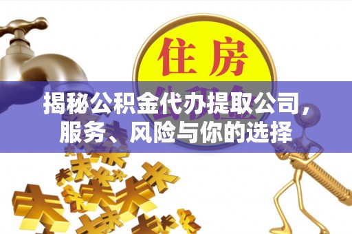 泰州揭秘公积金代办提取公司，服务、风险与你的选择