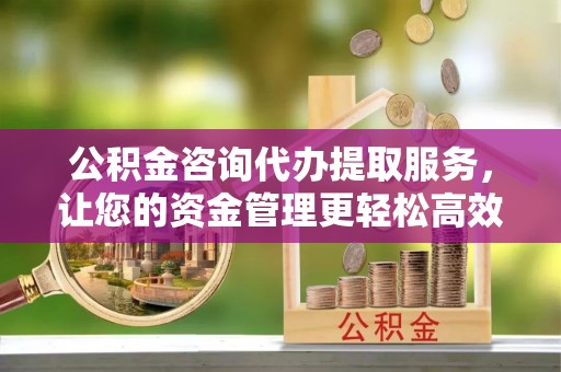 泰州公积金咨询代办提取服务，让您的资金管理更轻松高效
