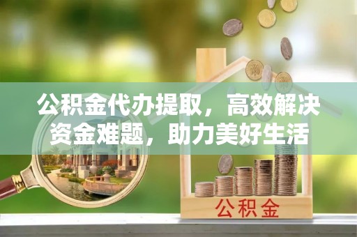 泰州公积金代办提取，高效解决资金难题，助力美好生活