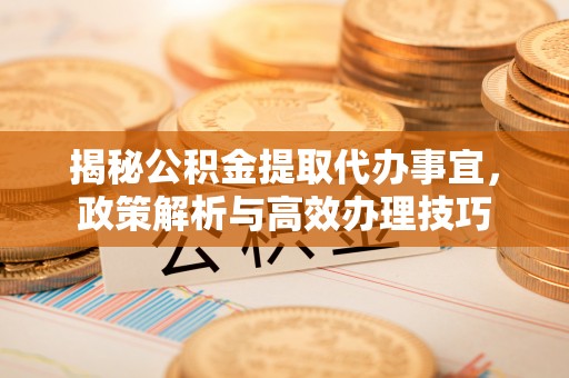 泰州揭秘公积金提取代办事宜，政策解析与高效办理技巧