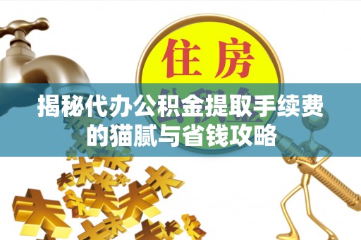泰州揭秘代办公积金提取手续费的猫腻与省钱攻略