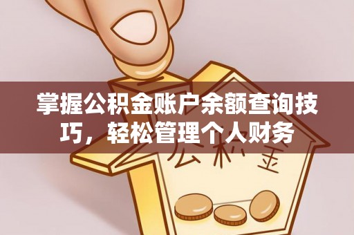 泰州掌握公积金账户余额查询技巧，轻松管理个人财务