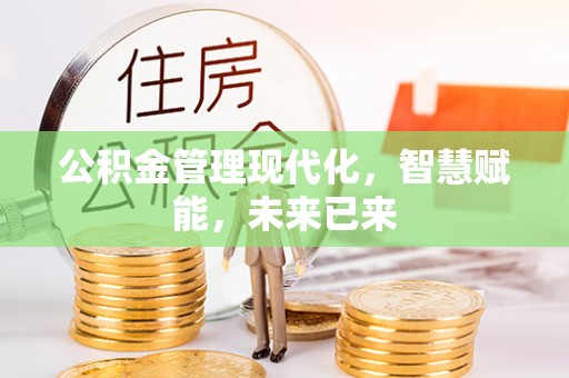 泰州公积金管理现代化，智慧赋能，未来已来